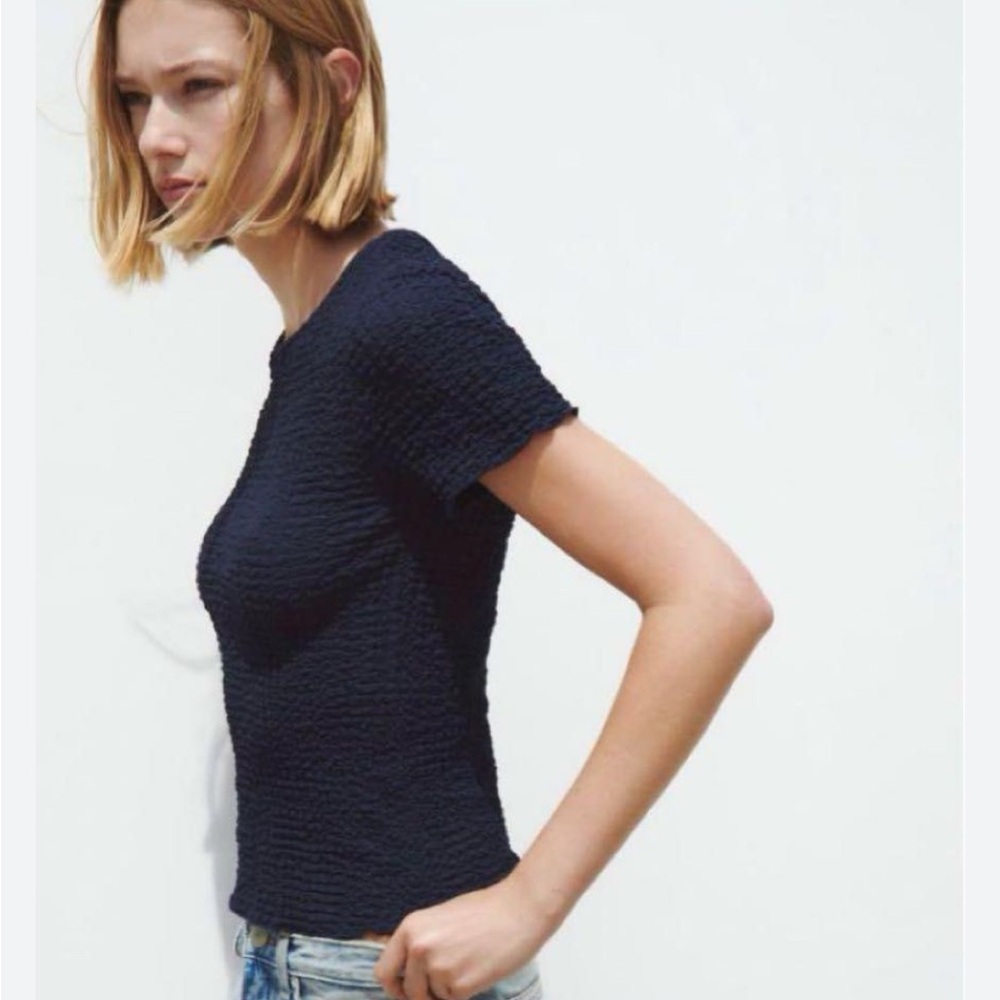 NWT Zara Textured Shirt